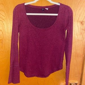 Long Sleeve Maroon BDG Sweater